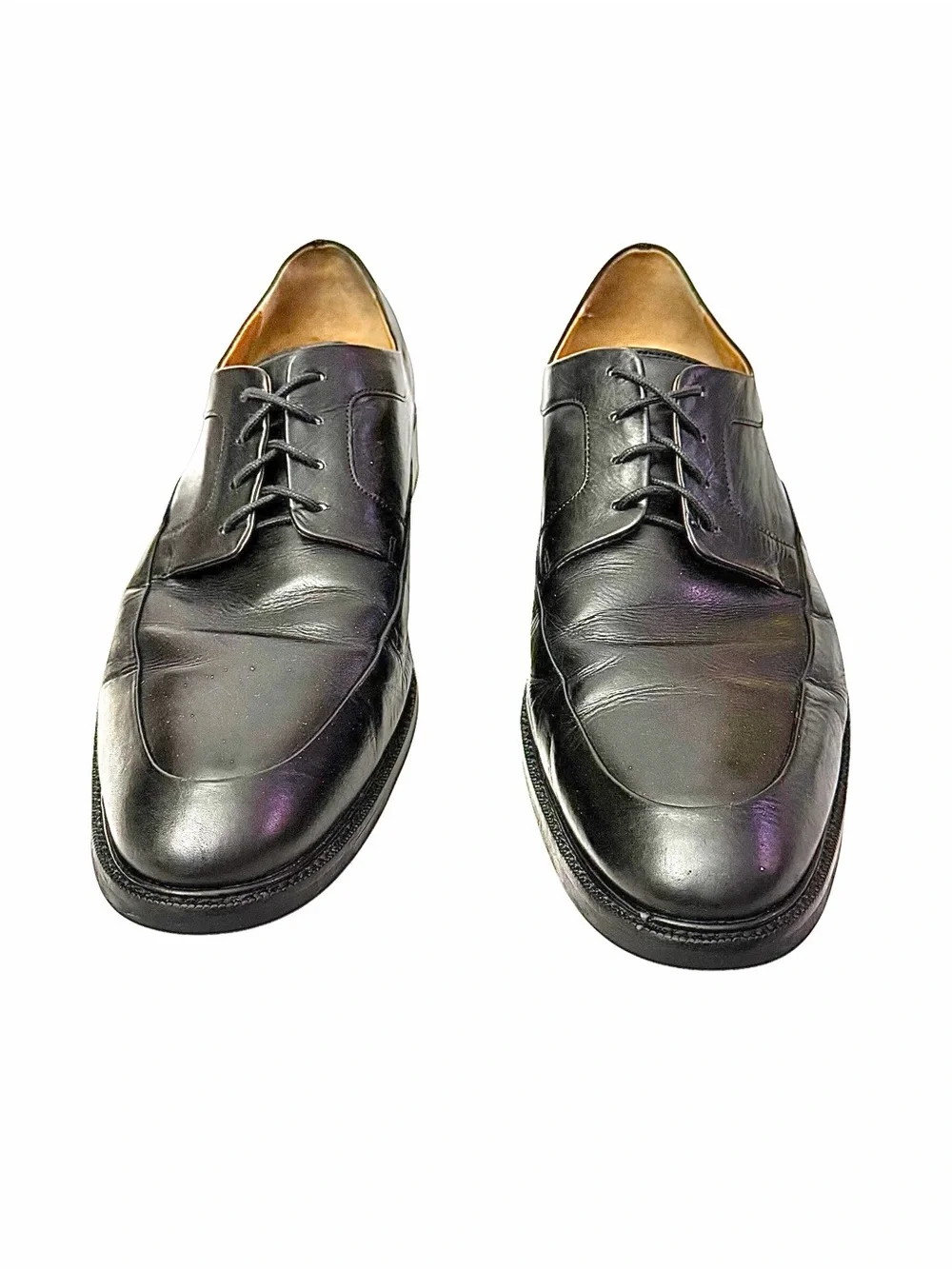 Cole Haan C20159 Moc Toe Oxfords Men’s Size 11.5 M Black Leather Lace-Up Shoes